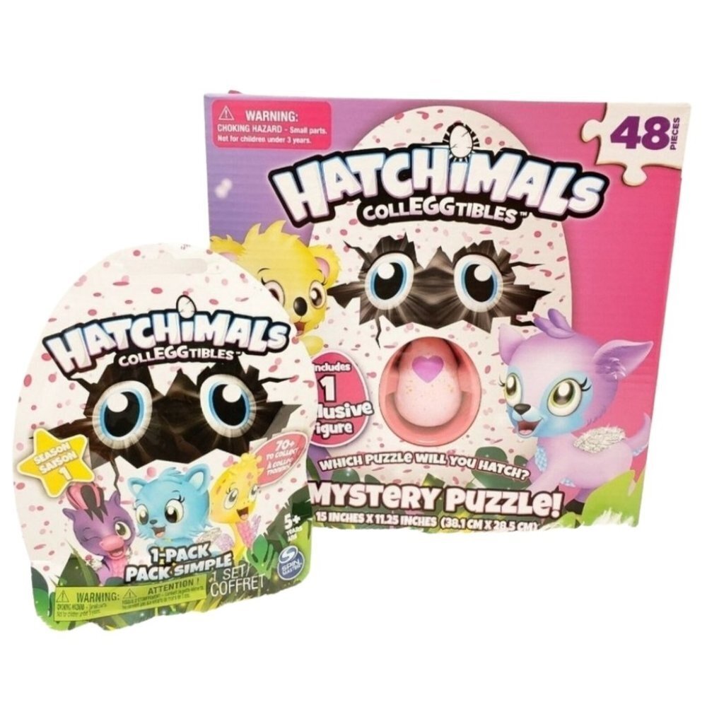 Hatchimals Season 1 Mini CollEGGtibles Single Blind Bag and Puzzle Toy - Picture 1 of 5
